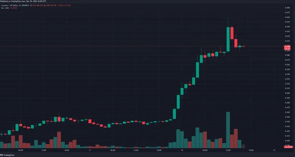 Цена ADA (USD): рост в конце 2024 года