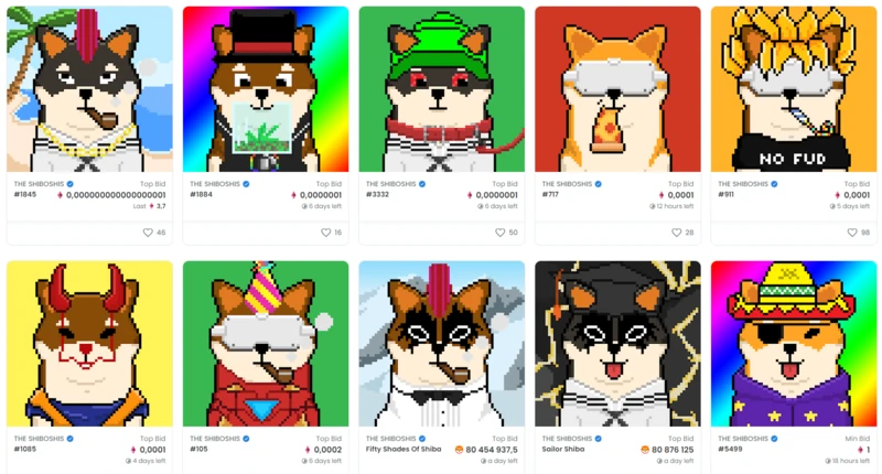 SHIBA INU NFTs